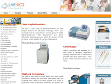 Tablet Screenshot of labnics.com